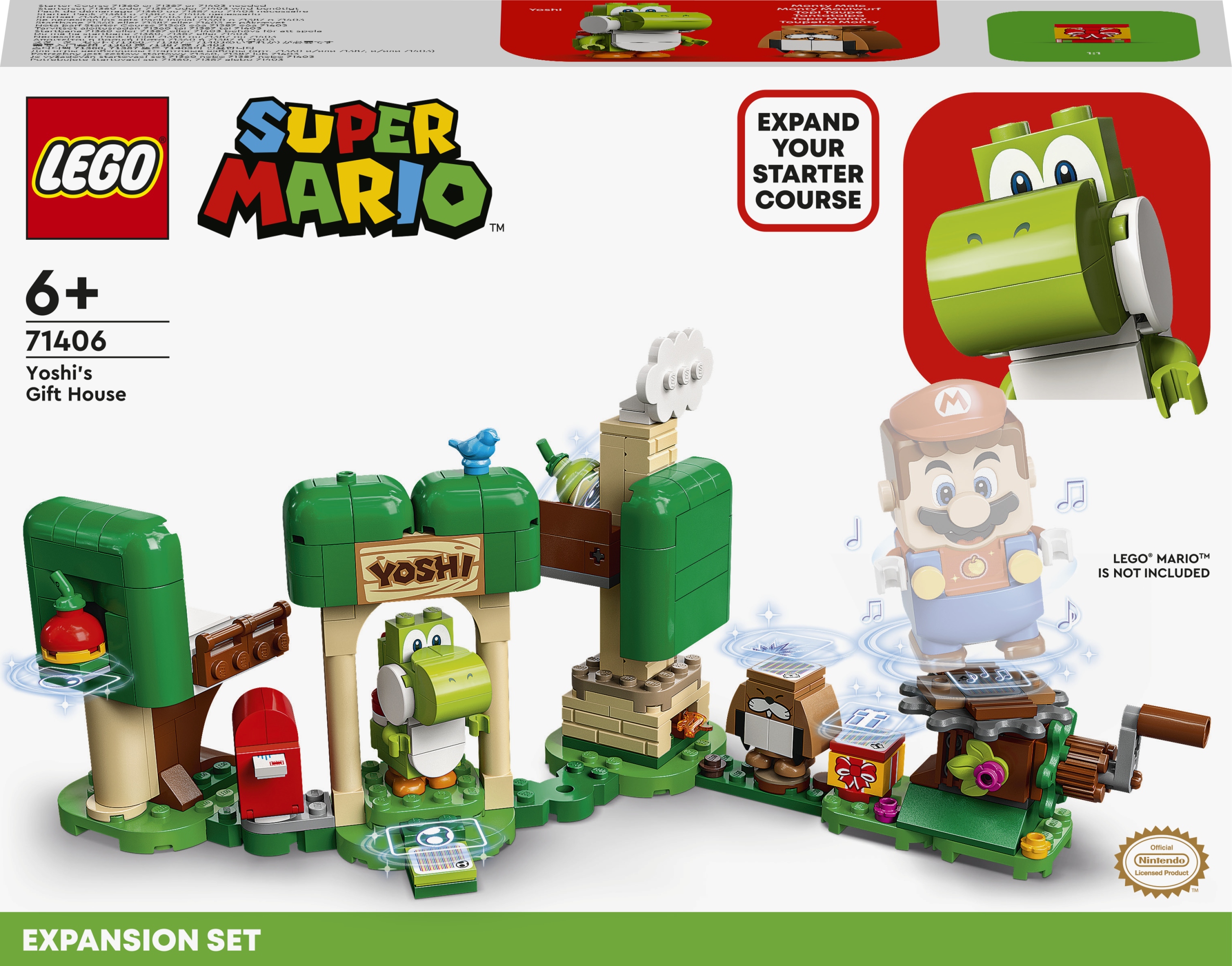 LEGO Super Mario 71406 Yoshiho domček s darčekmi – rozširujúci set